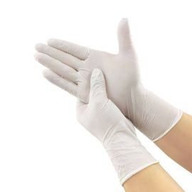 Перчатки нитриловые M Nitrile, белые, 100 шт/упак.