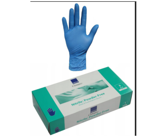 Перчатки нитрил. XL Med Market голубые неопудренные,100 шт/упак,(50 пар)